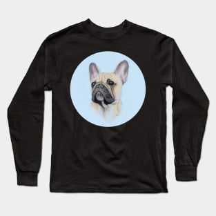 French Bulldog Painting Long Sleeve T-Shirt